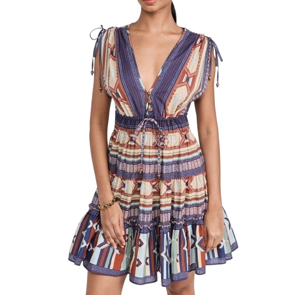 Veronica Beard Multicolor Patterned Dress